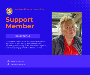 Search and Rescue Lincolnshire Support Member role profile